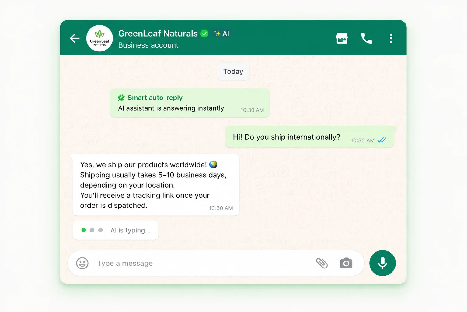 AI WhatsApp Chatbot