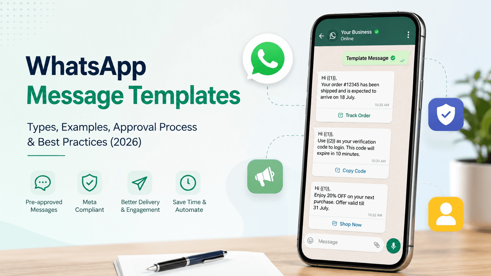 WhatsApp Message Templates: A Complete Guide to Types, Approval Process, and Examples