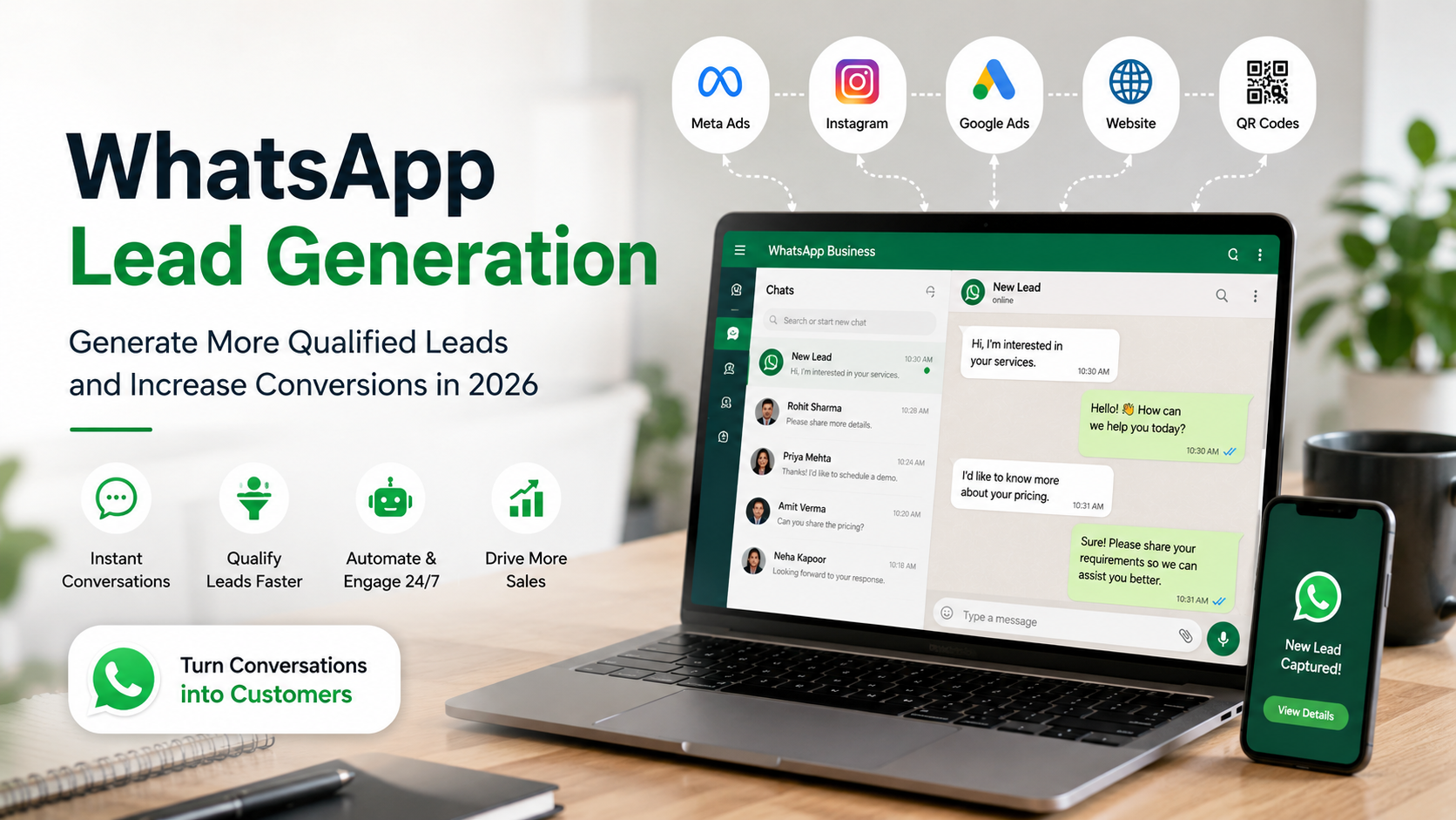 WhatsApp Lead Generation: How to Generate More Qualified Leads and Increase Conversions in 2026
