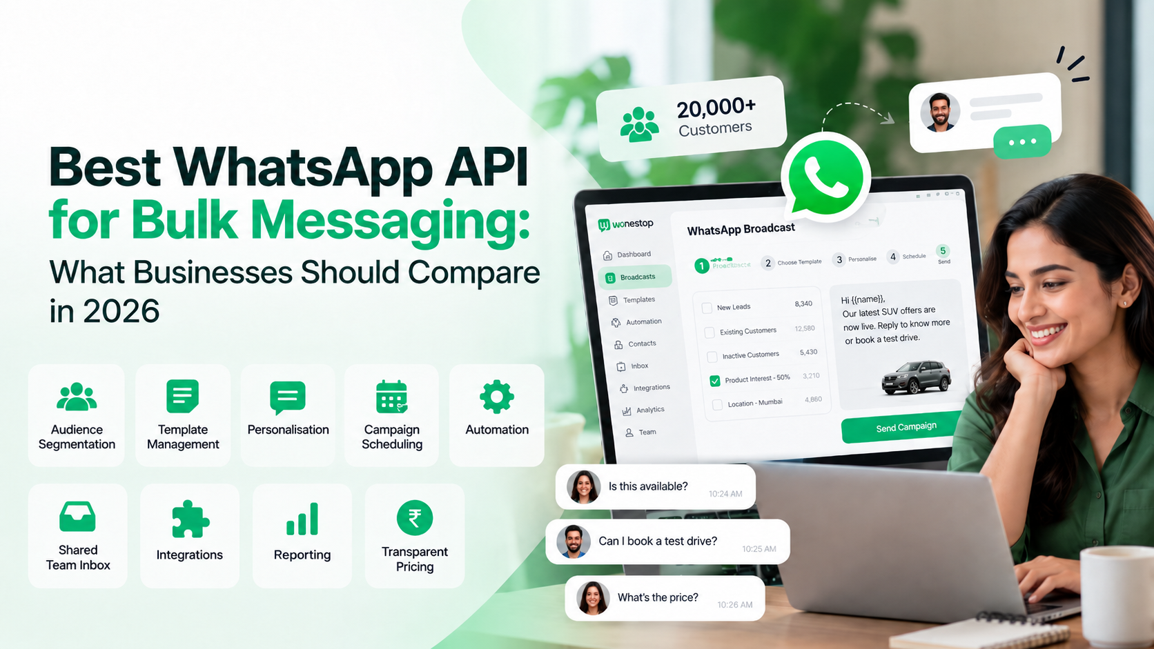 Best WhatsApp API for Bulk Messaging: What Businesses Should Compare