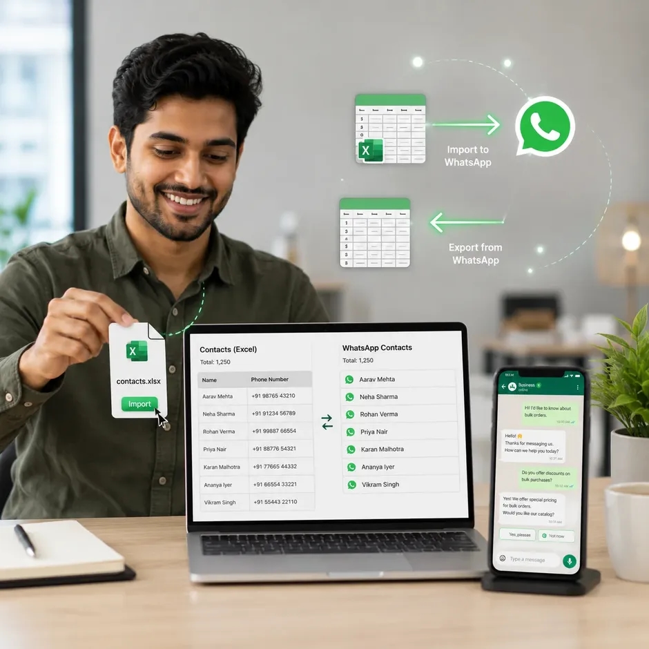 Whatsapp Excel Integration